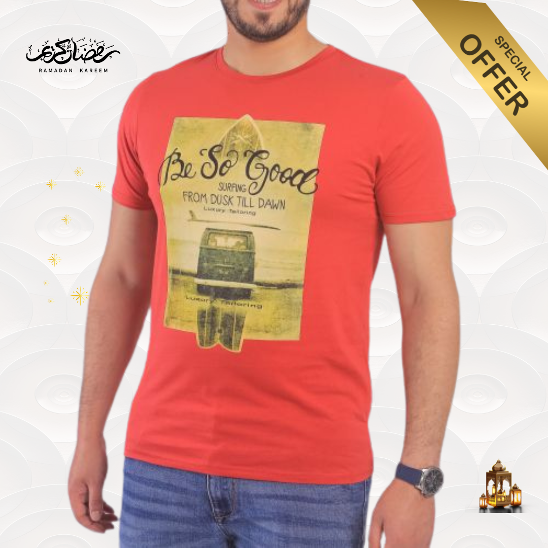 T-shirt à motif Baker's - Rouge