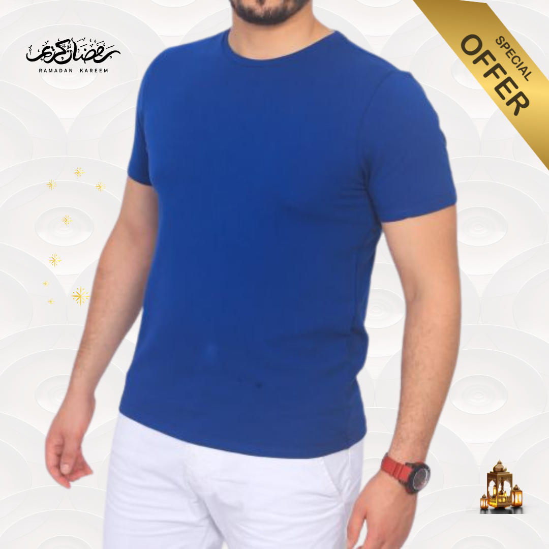 BAKER'S T-Shirt Unis - Homme - Bleu