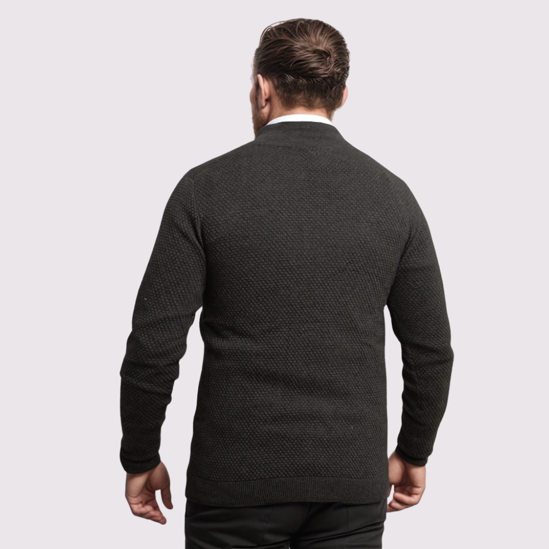 Gilet à fermeture éclair - Gris souris