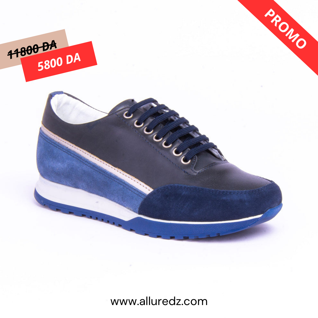 Sneakers ЯER - Italian Premium Shoes - Bleu marine