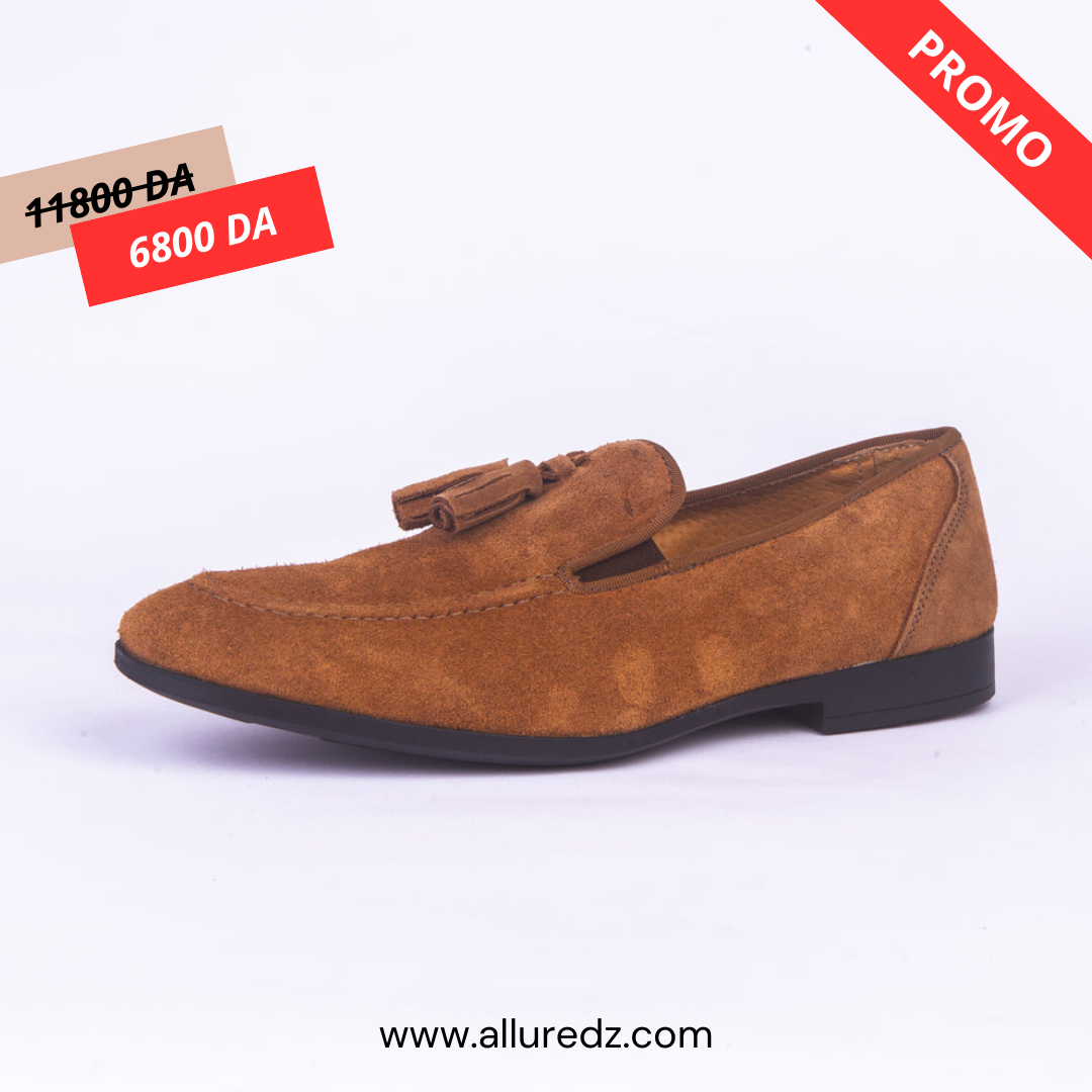 Mocassins En Daim - Marron