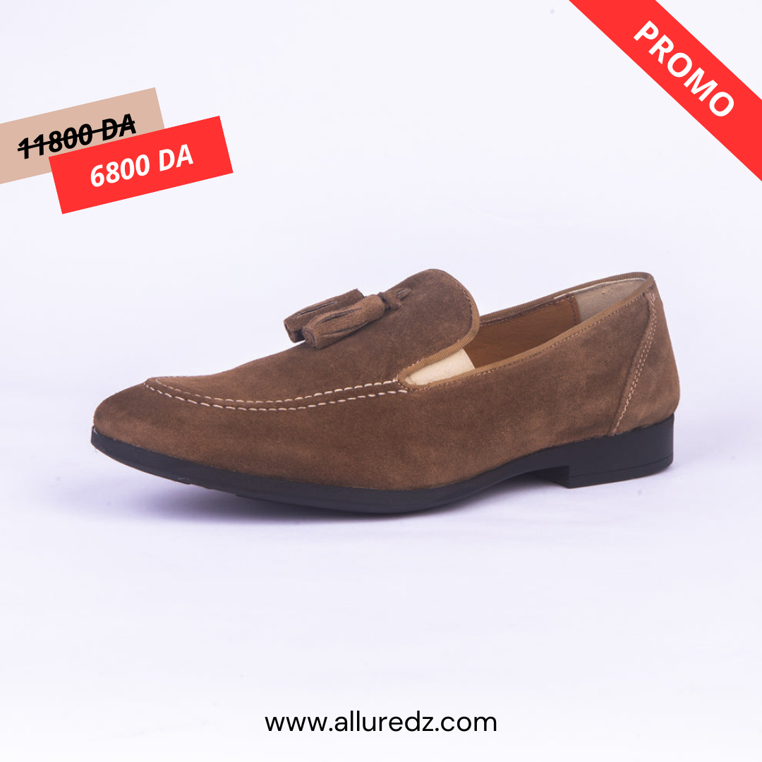 Mocassins En Daim - Marron