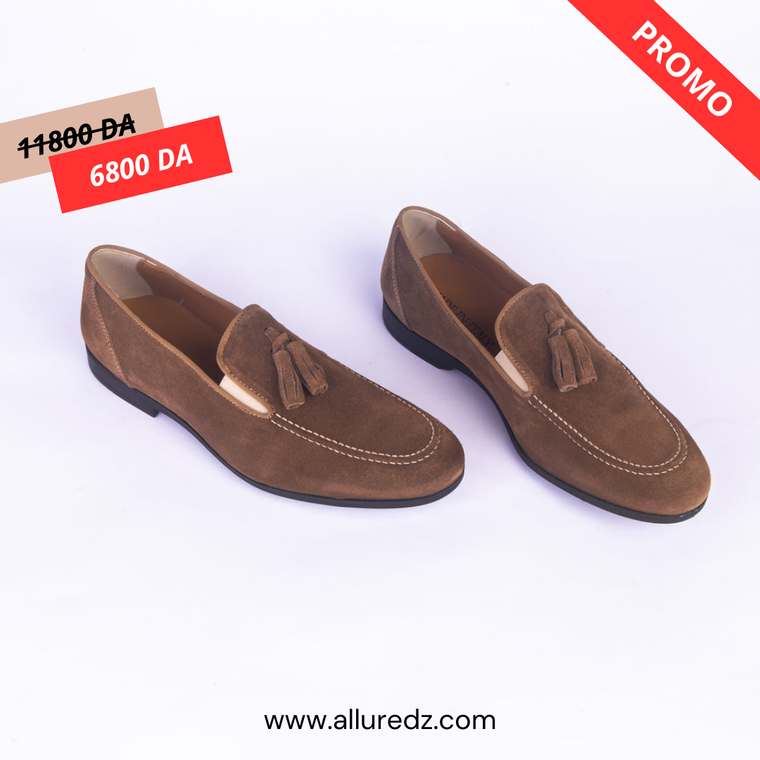 Mocassins En Daim - Marron