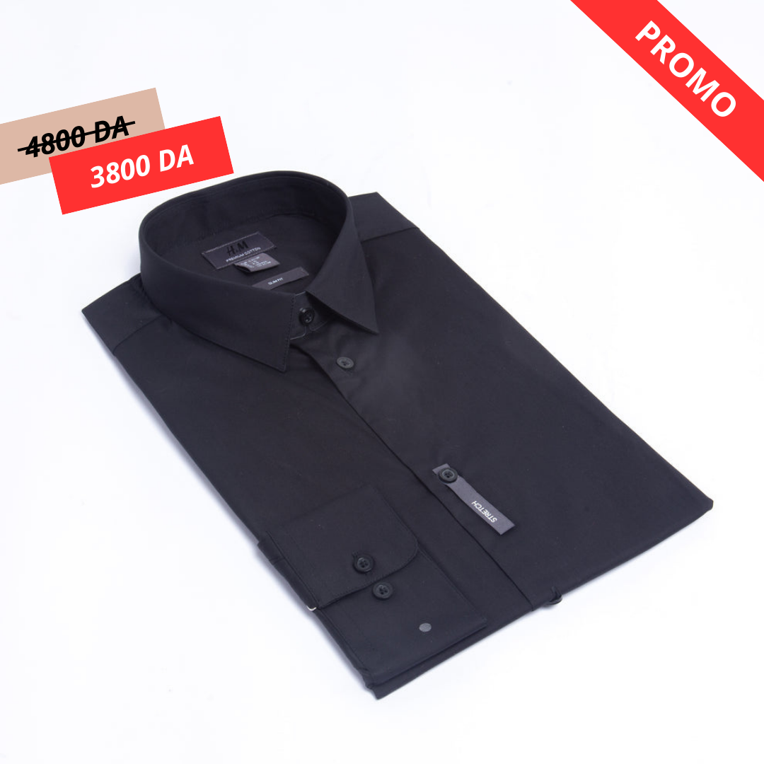 Chemise Noir Unis