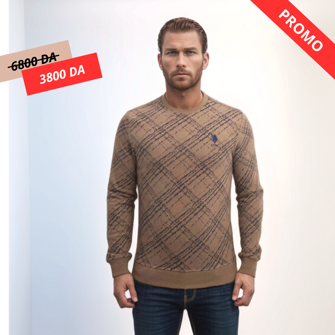 U.S. POLO ASSN Pull à Motif