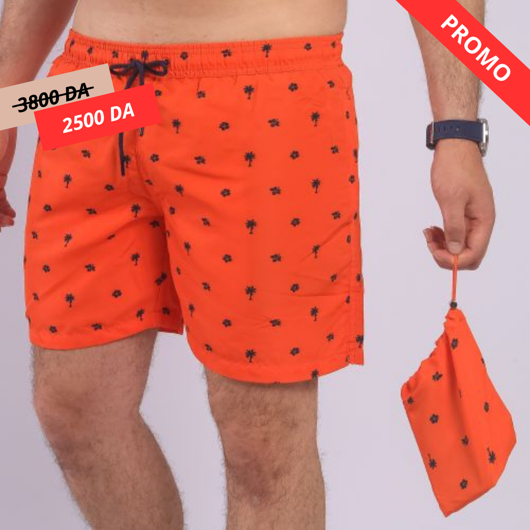 Maillot de bain à motif - Orange