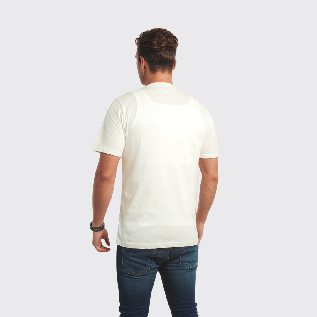 BAKER'S T-Shirt à Motif - Homme - Blanc