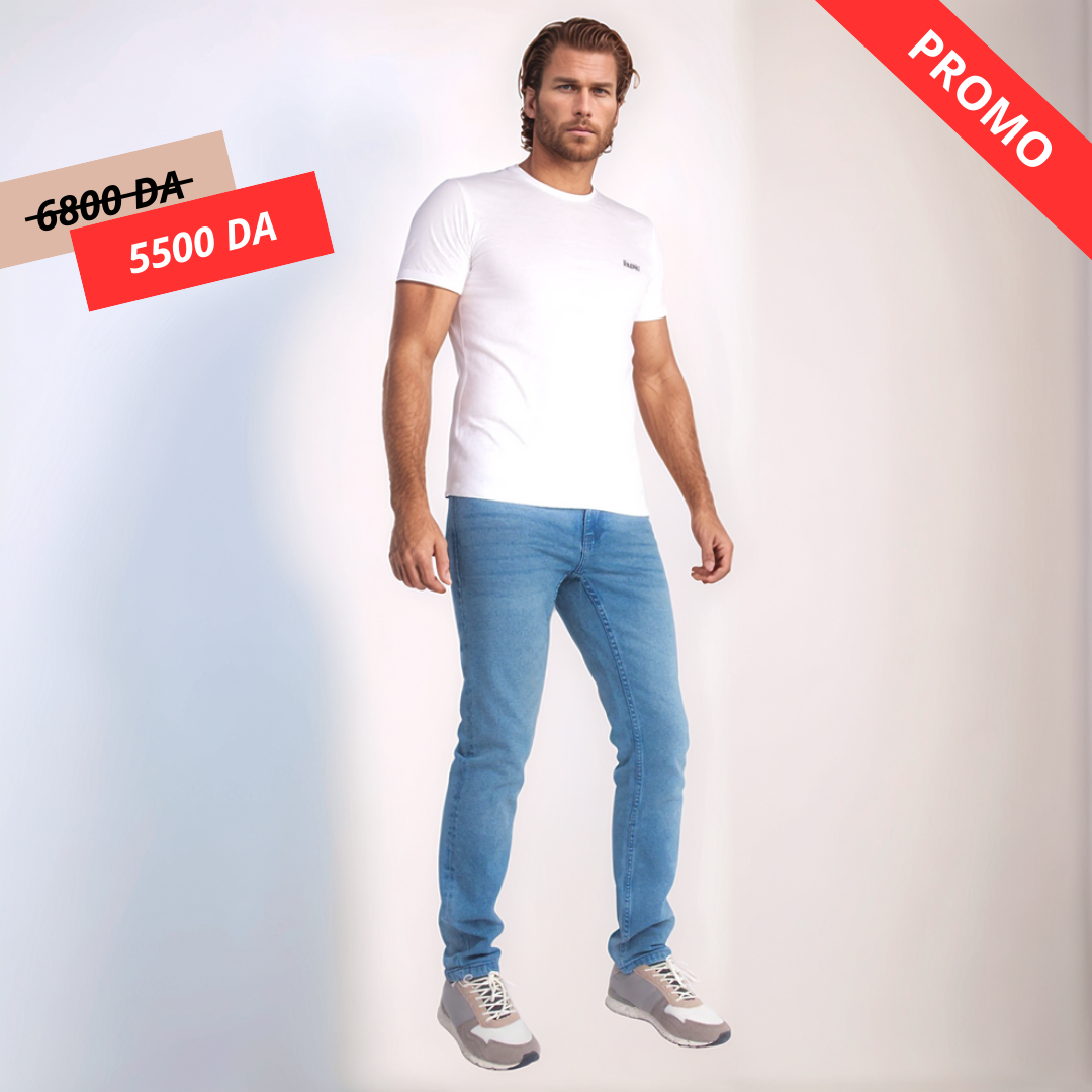 Livergy Jeans Slim Fit - Bleu Claire