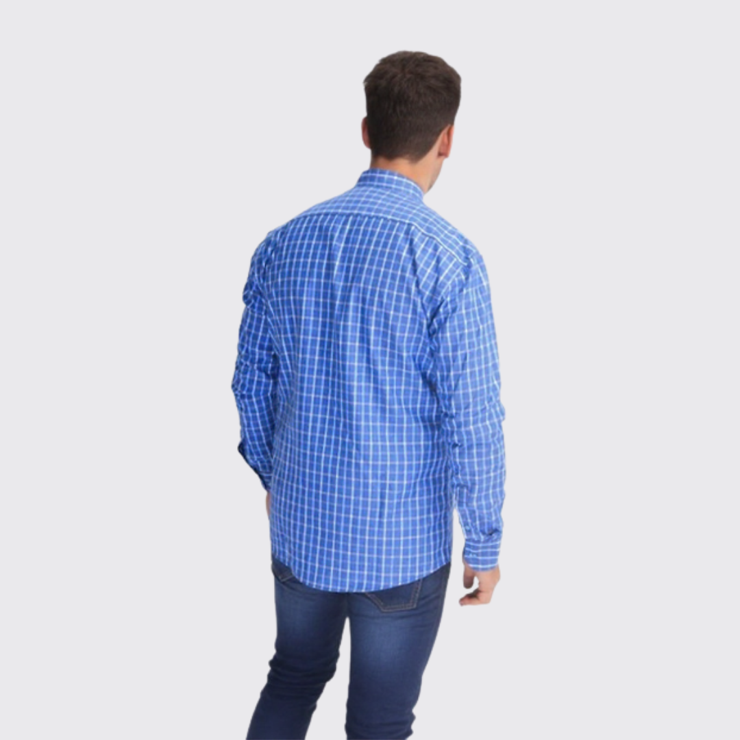 Antonio Bacci Chemises À Carreaux - Bleu/Bleu