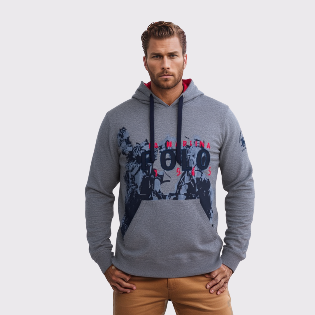 Sweat-Shirt à Capuche - 100 % Cotton - Edition Polo La Martina