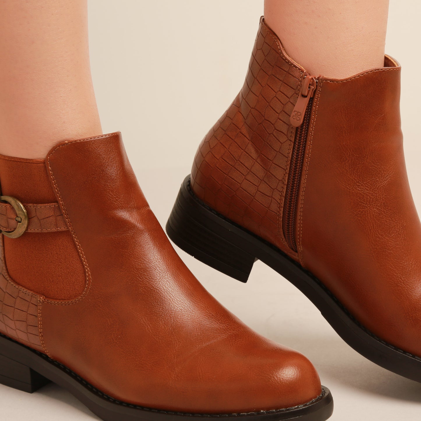 Bottine à talon - Marron