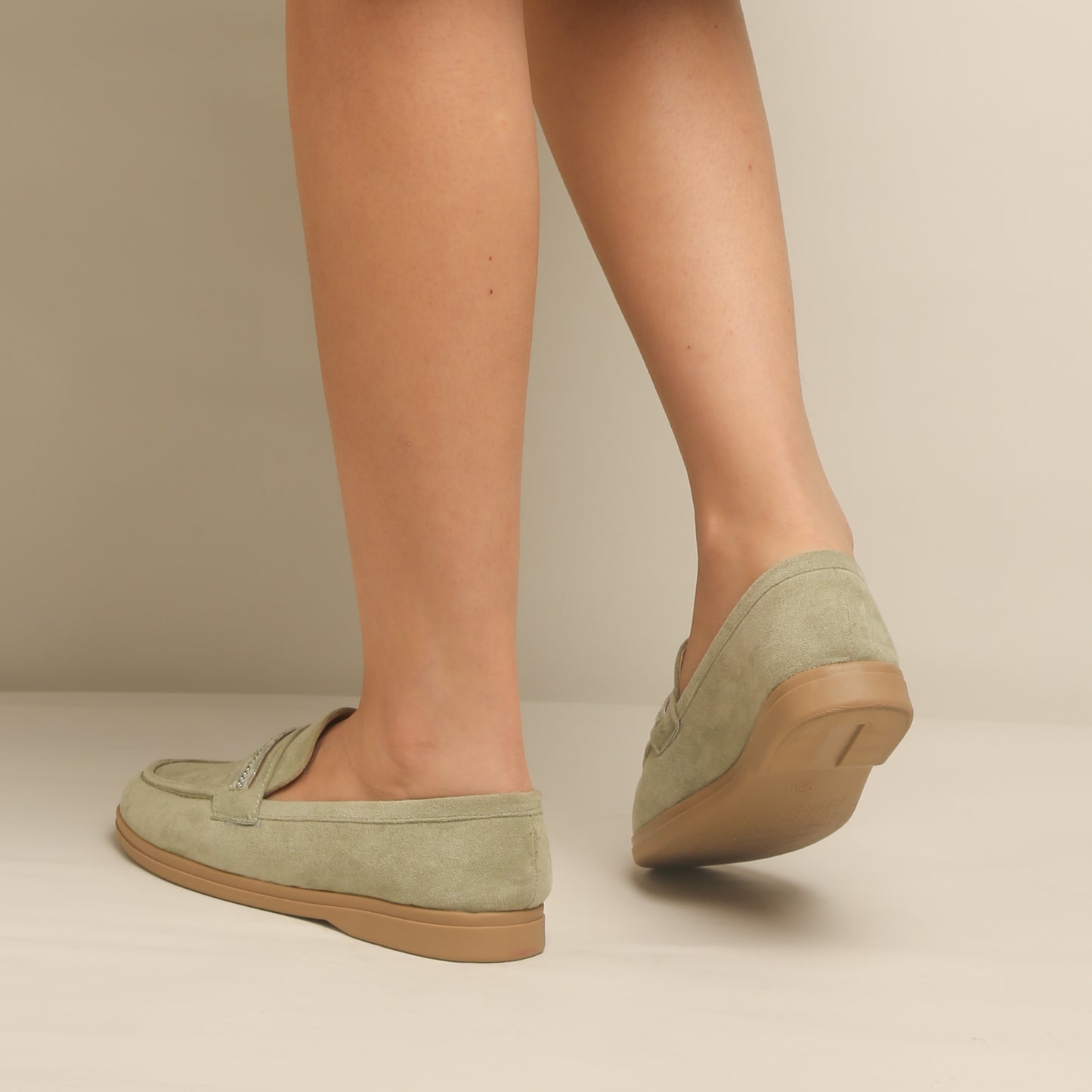 Mocassin En Daim - green