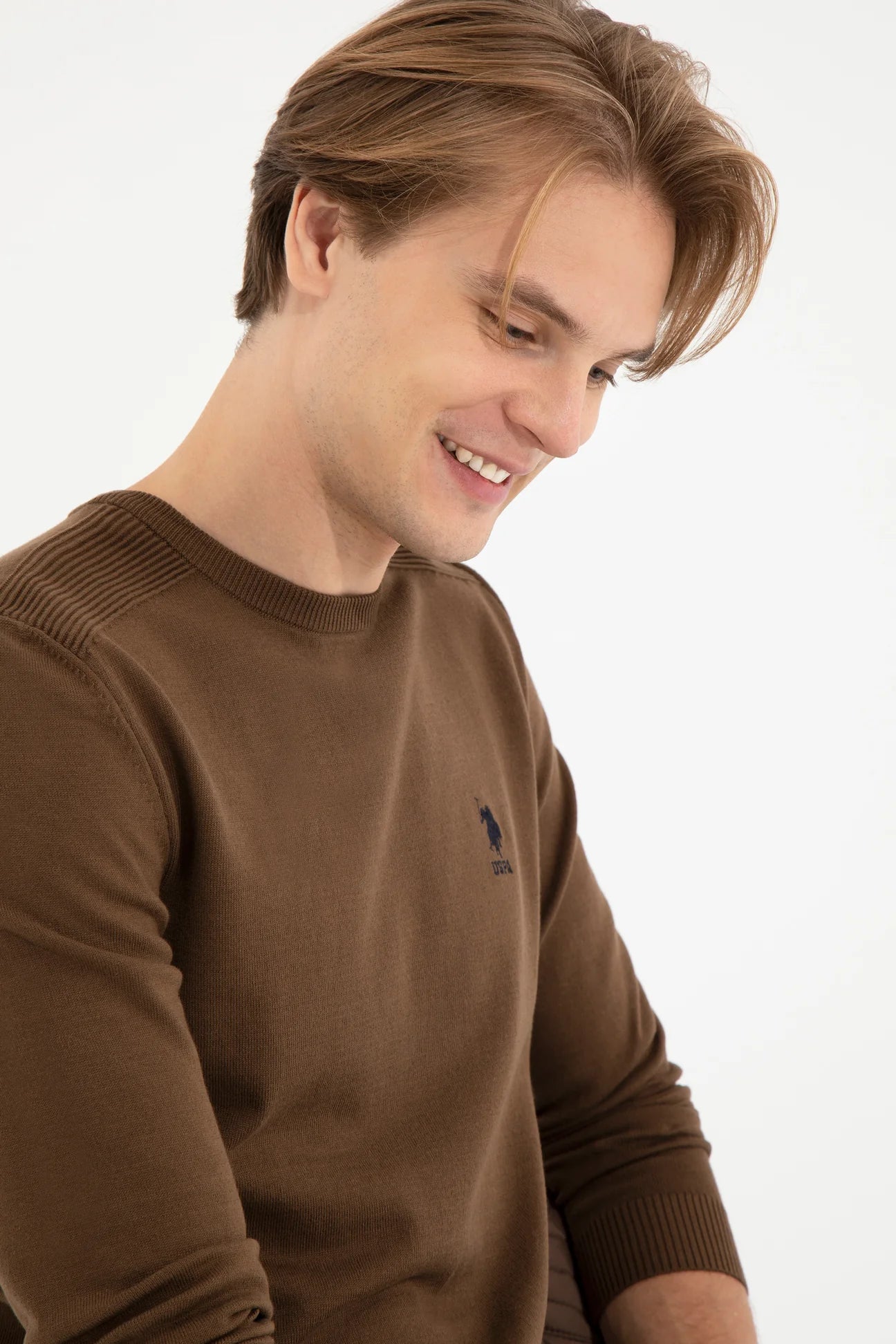 U.S. POLO ASSN Pull Col Roulé