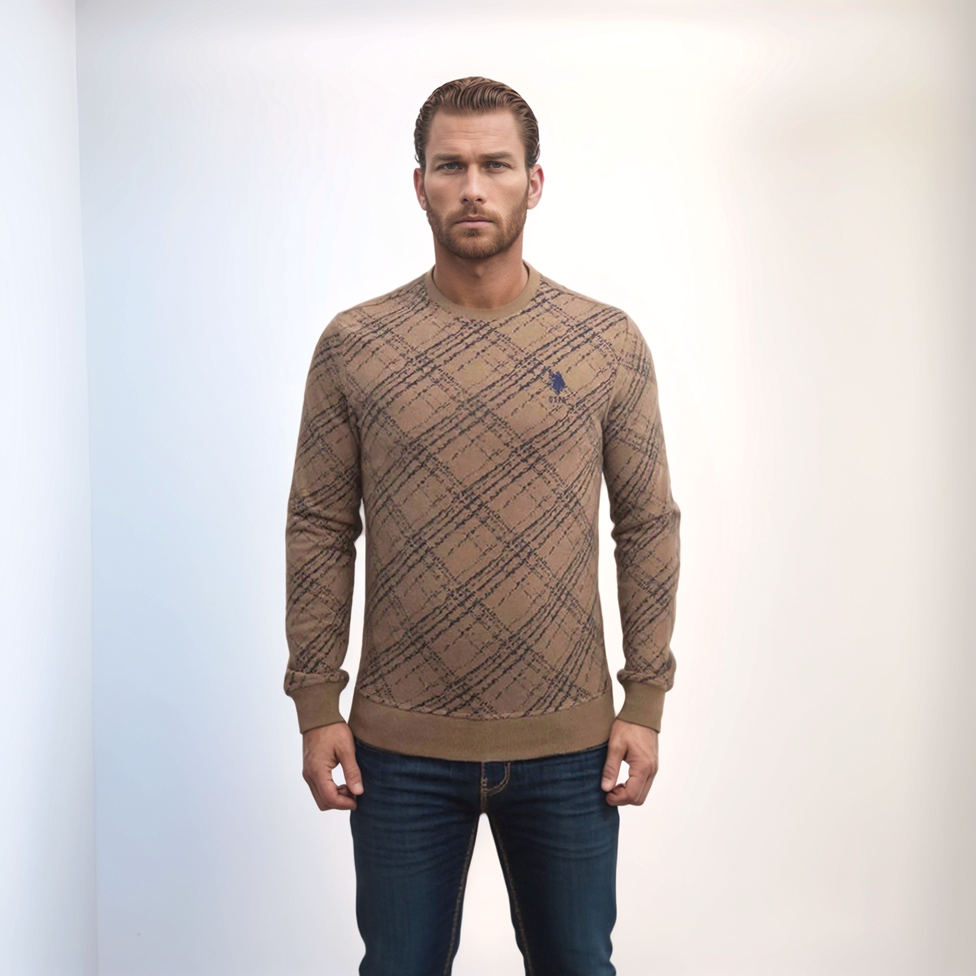 U.S. POLO ASSN Pull à Motif