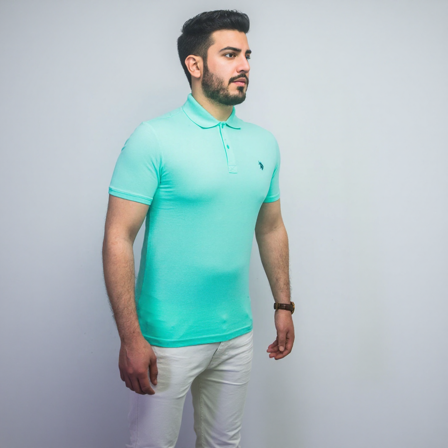 Polo à Motif - Vert