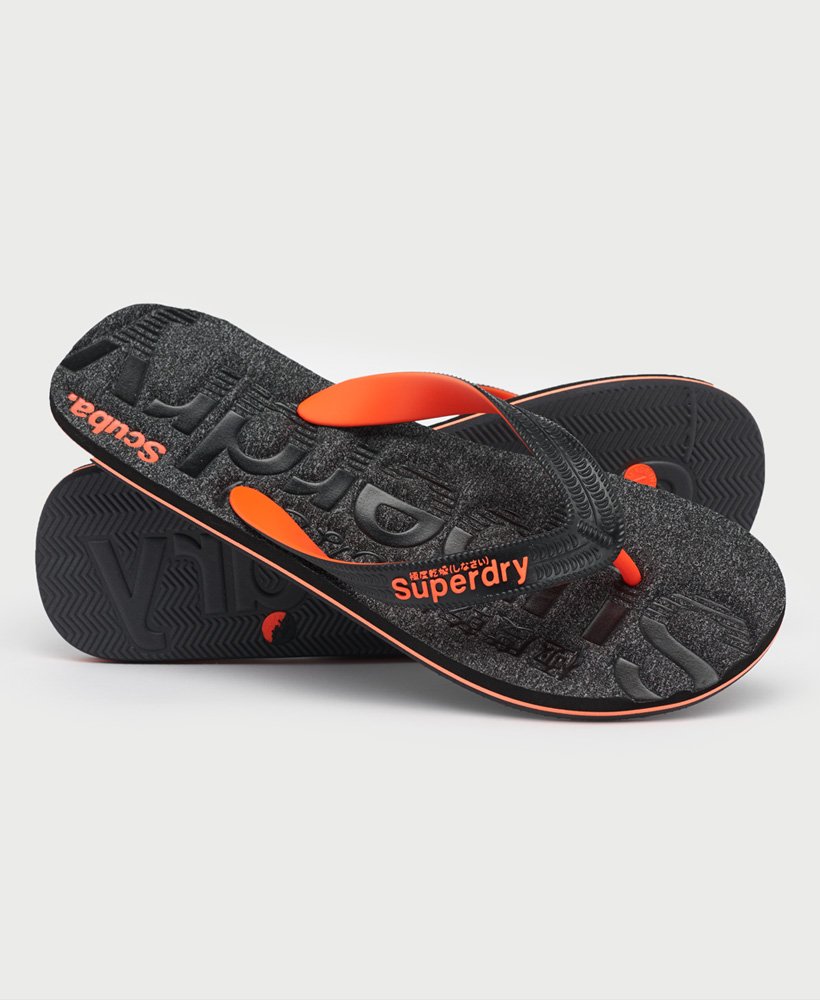 Superdry Tongs Homme - Noir & Rouge / PR13