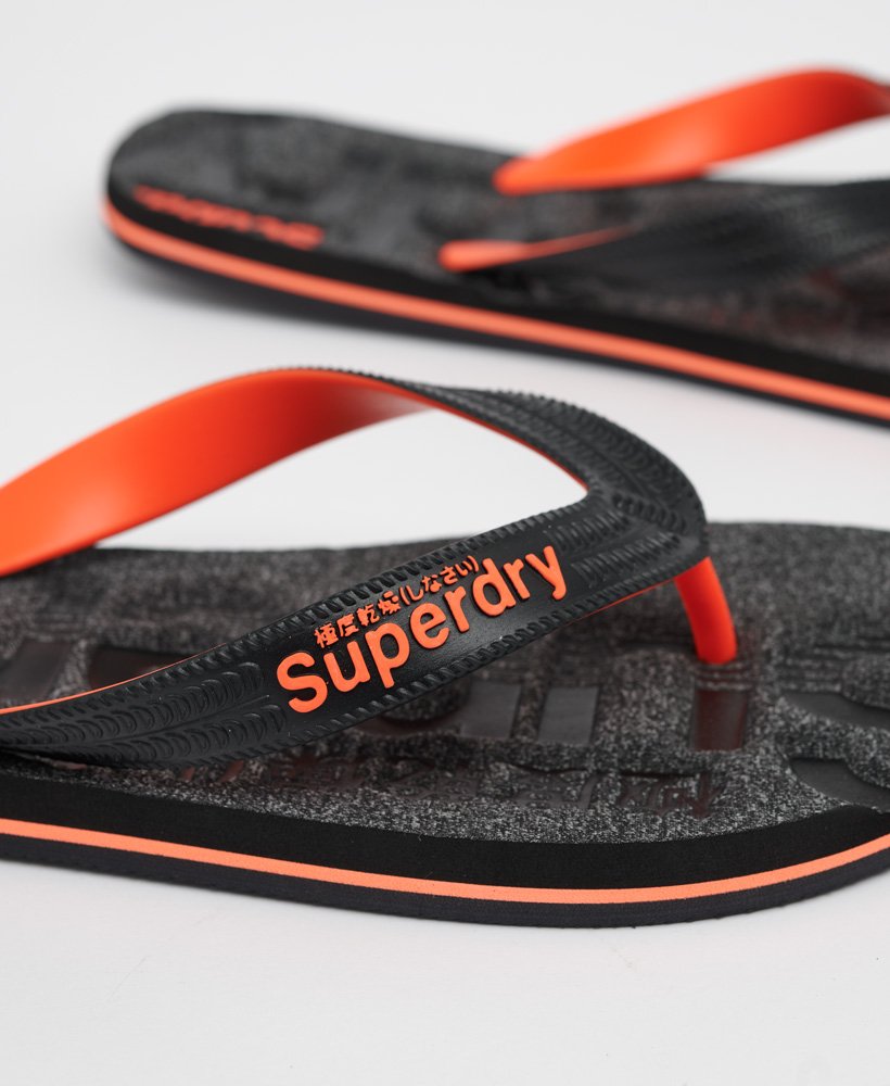 Superdry Tongs Homme - Noir & Rouge / PR13