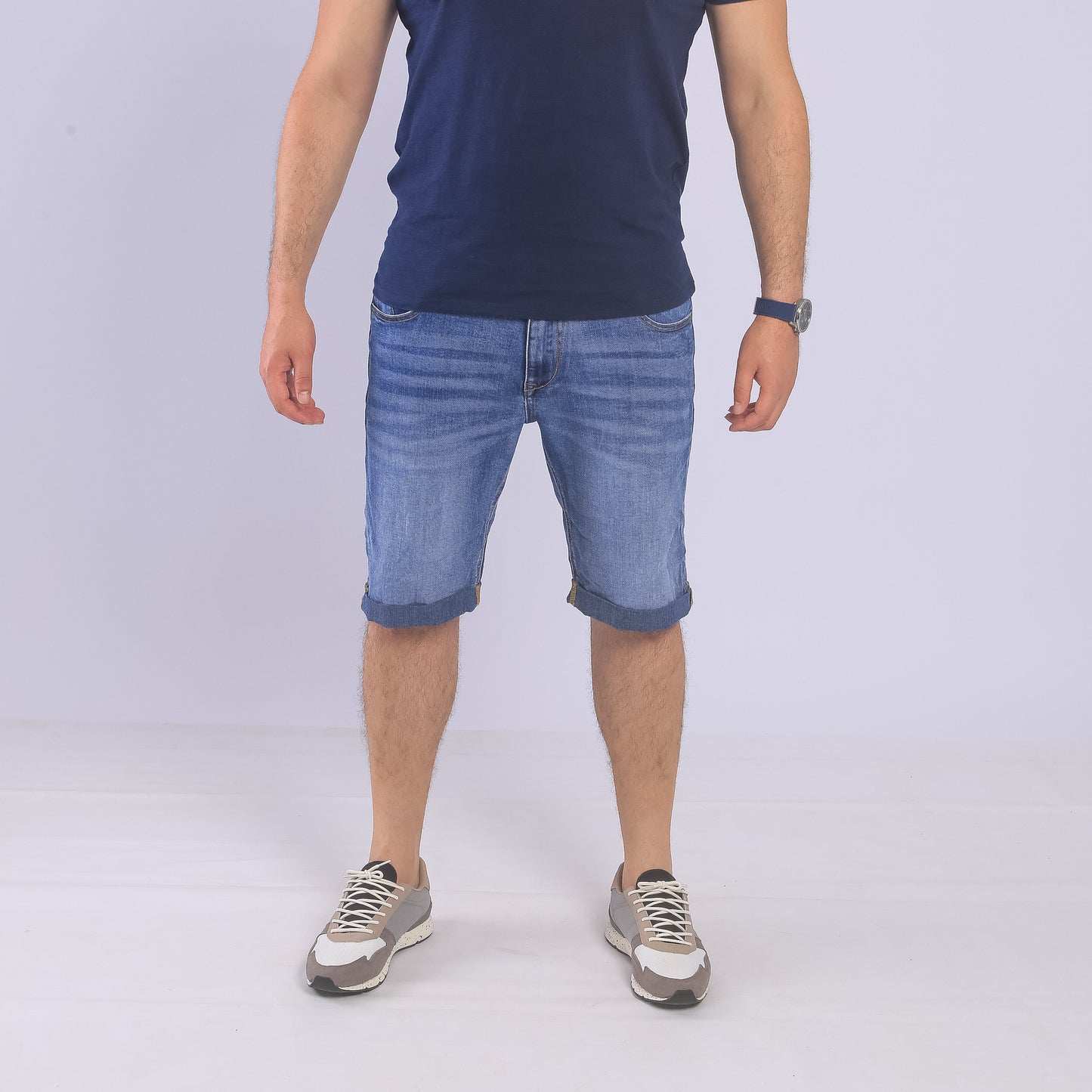 Short en jeans