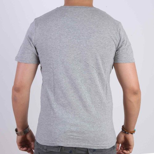 T-shirt Beker's homme a Motif - Gris