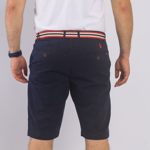 CHISNBAL Short Unis - Homme - Bleu Marine