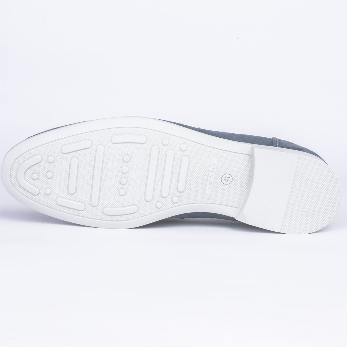 Mocassin En Daim - Bleu Jeans