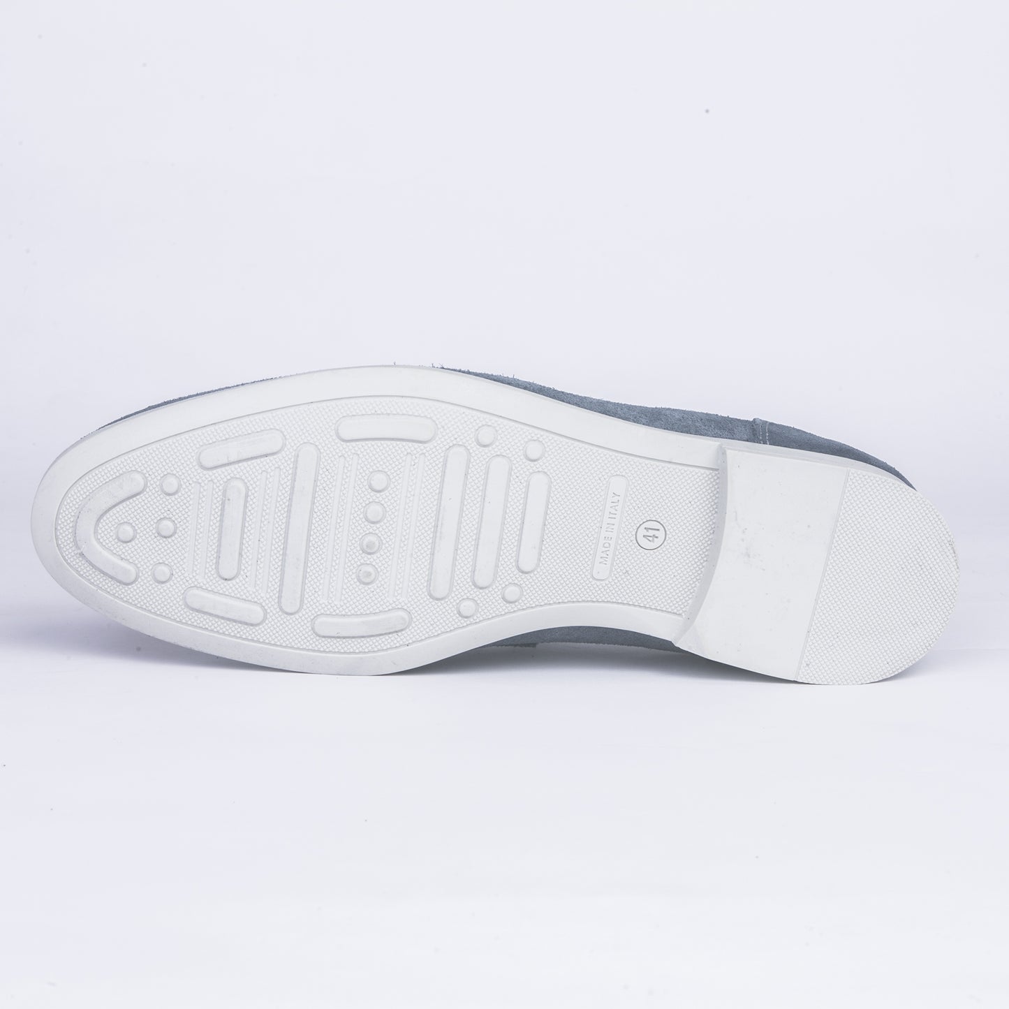 Mocassin En Daim - Bleu Jeans