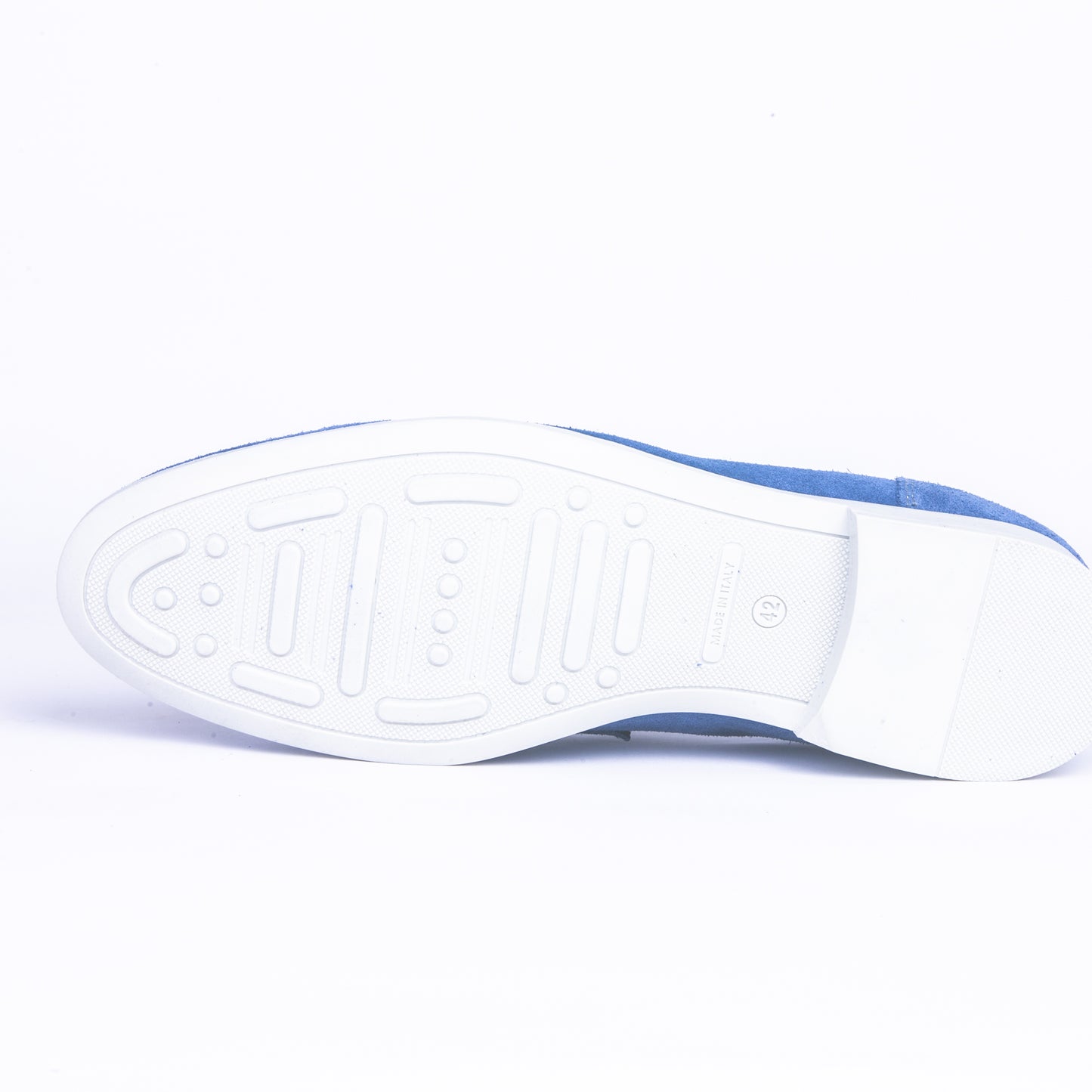 Mocassin En Daim - Bleu