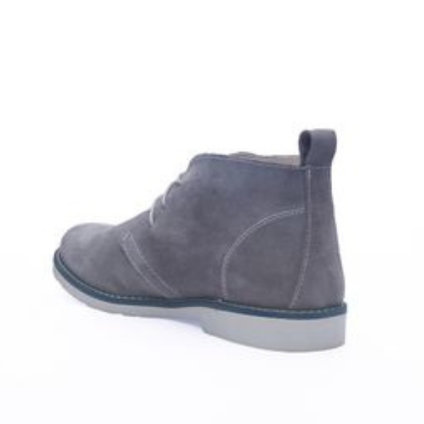 ЯeR DEMI BOTTES EN CUIR - GRIS SOURIS