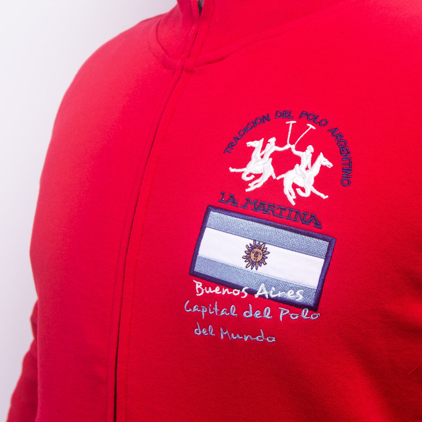 Sweat-shirt à Col Montant 100% Cotton - La Martina Collection