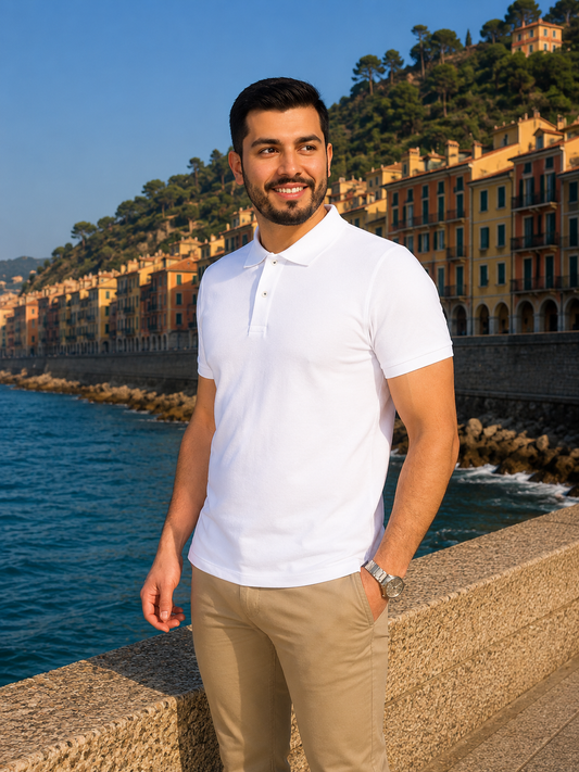 Polo Bakers Unis - Blanc