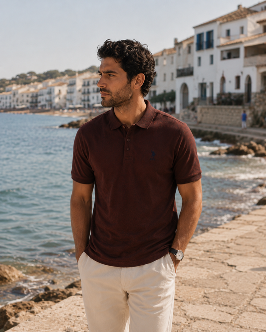 Polo Coupe Slim - U.S Polo Assn - Bordeaux