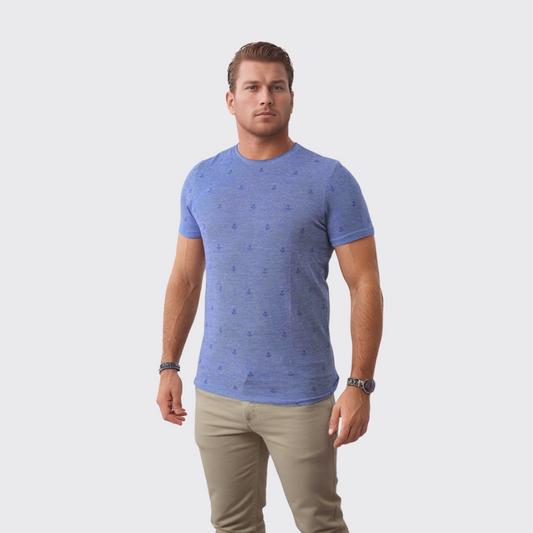 Bakers T-Shirt À Motif - Bleu Ciel