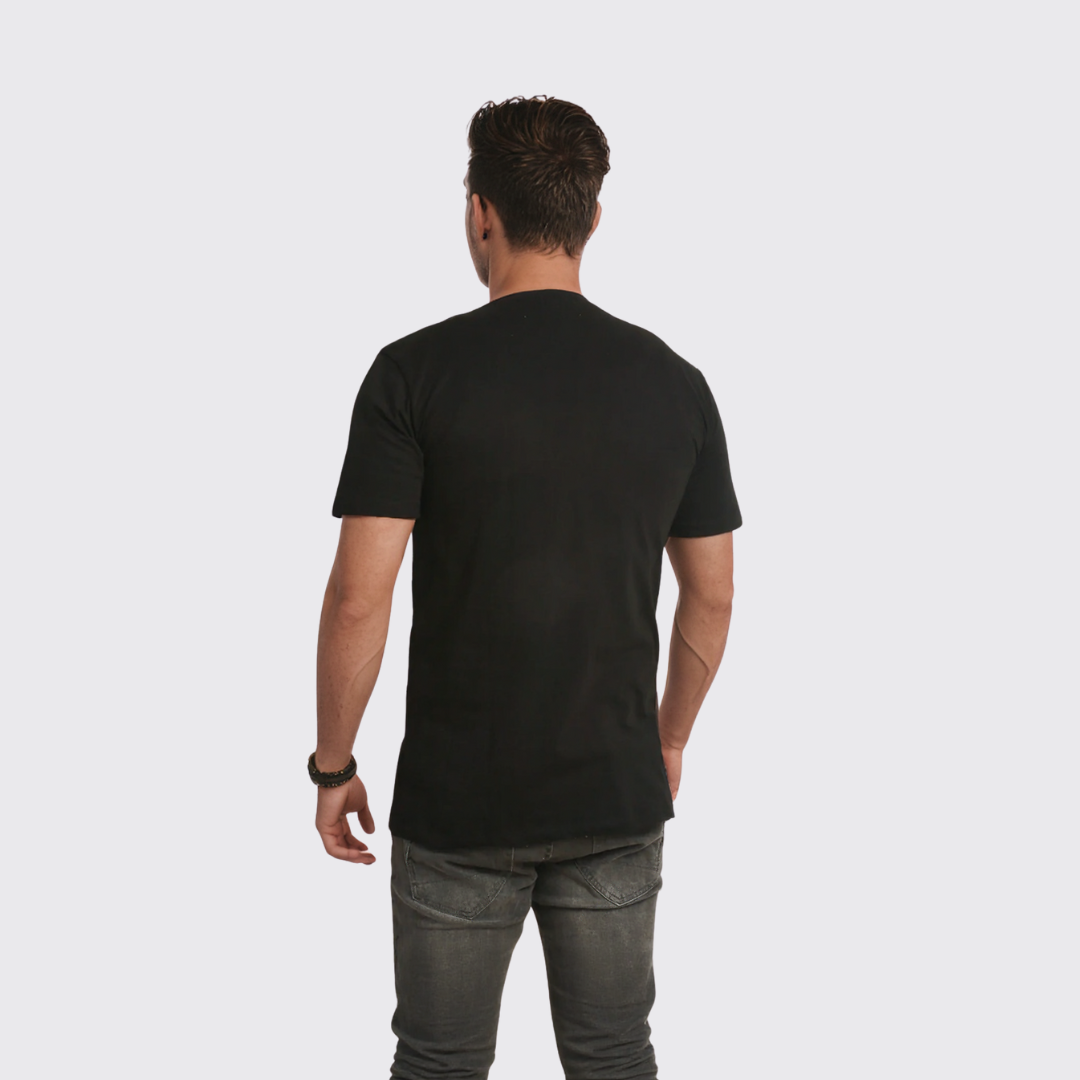 Flex style - T-shirt a Motif Homme - Noir