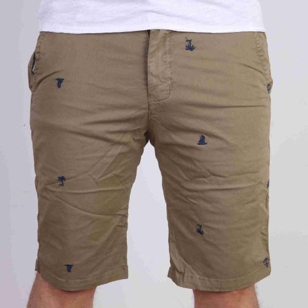 Short À Motif - Homme - Marron