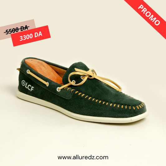 Mocassins En Daim - Vert