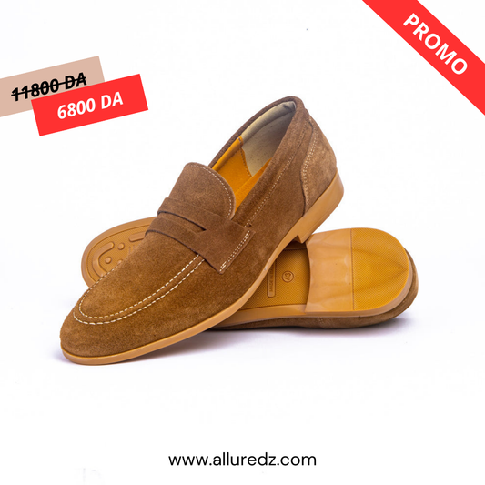 Mocassins En Daim - Marron