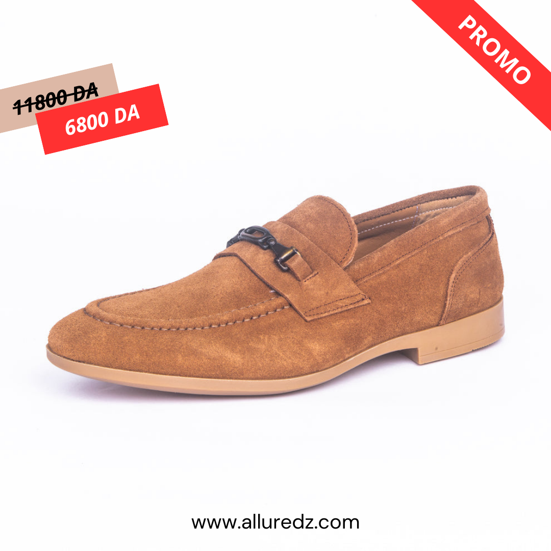 Mocassin En Daim - Marron