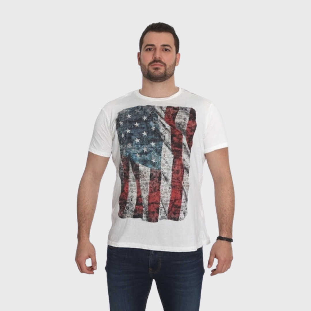 ﻿Alcott T-Shirt Homme - Blanc