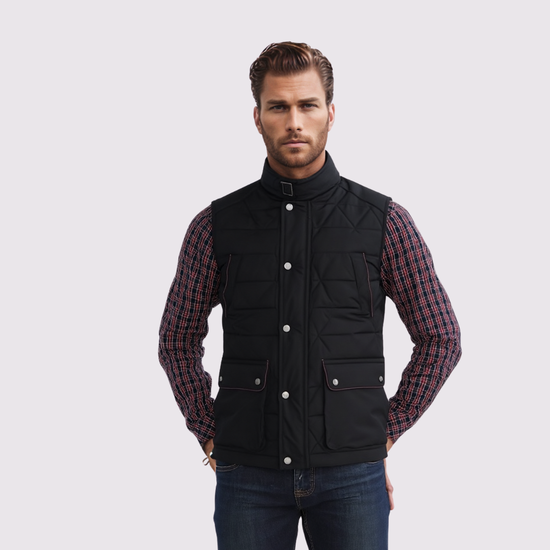 CABBEEN H.M Gilets - Homme - Noir