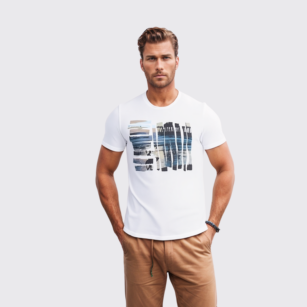 Bakers T-Shirt À Motif - Blanc