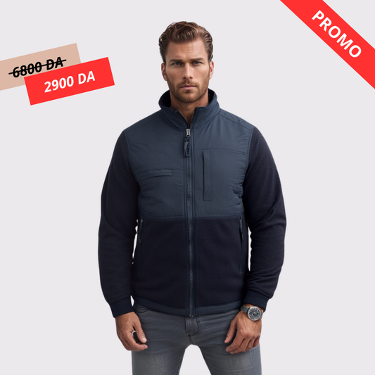 Veste Zippée Polaire - Black