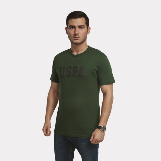 US Polo T-Shirt Homme - Vert