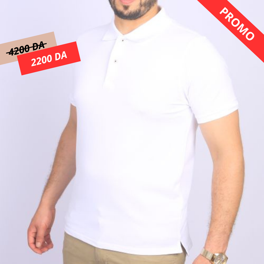 Polo Bakers Unis - Blanc