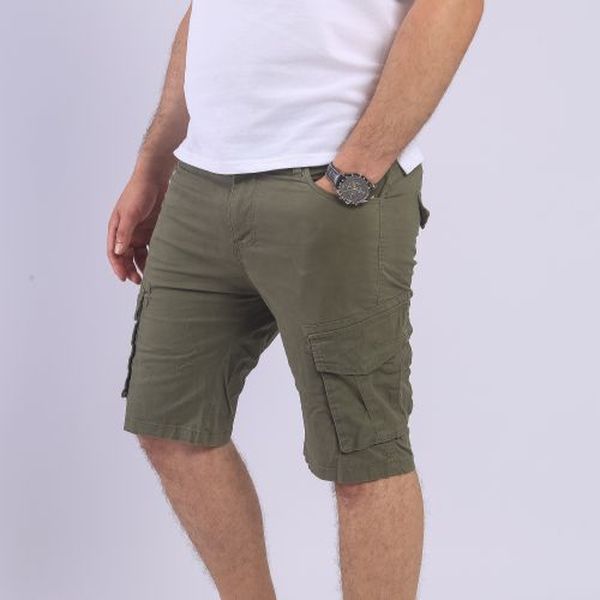 Short Unis- Homme - Vert Militaire