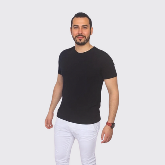 ﻿BAKER'S T-Shirt Unis - Homme - Noir