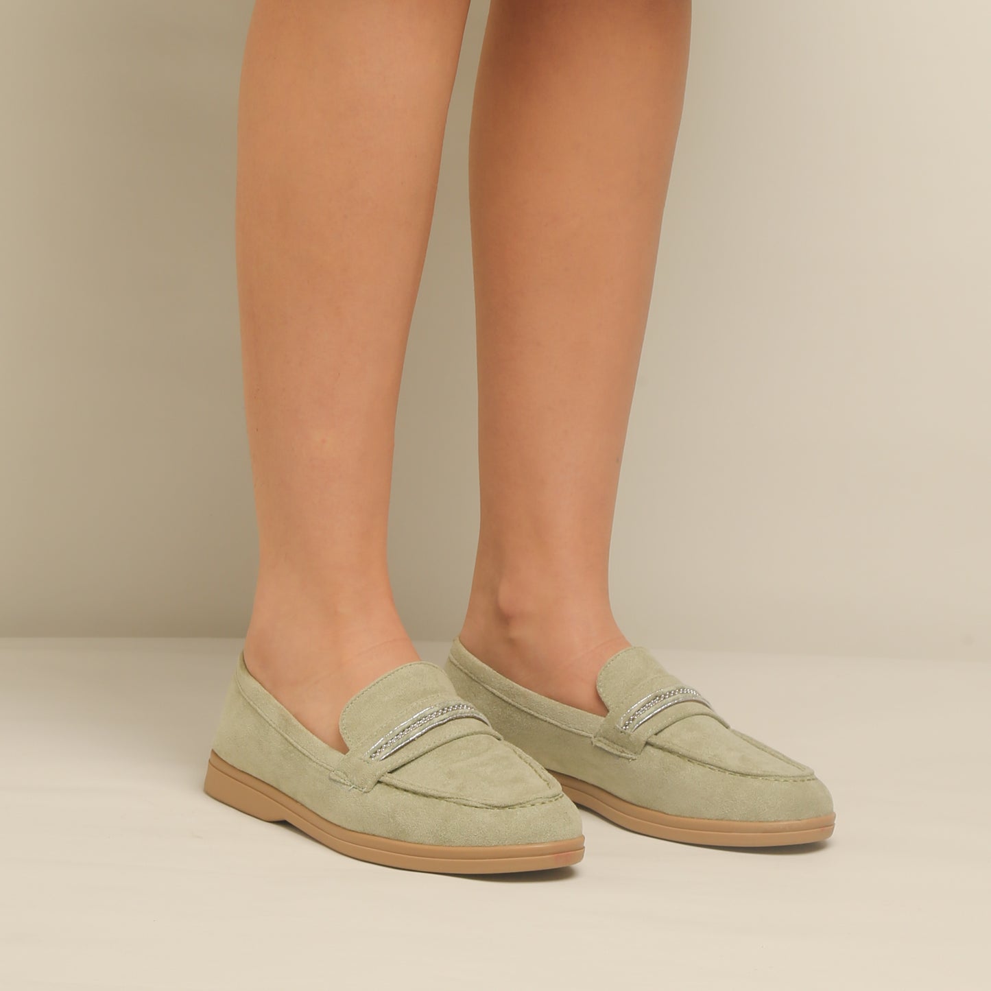 Mocassin En Daim - green