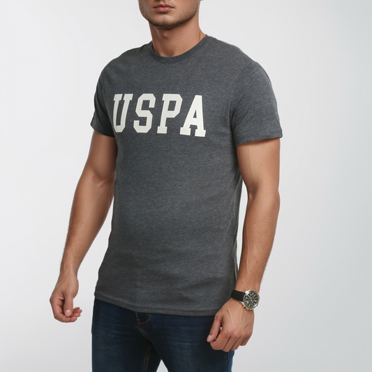 US Polo T-Shirt Homme - Gris