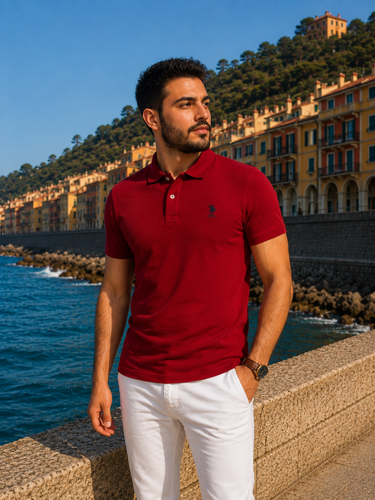 Polo Coupe Slim - U.S Polo Assn - Rouge