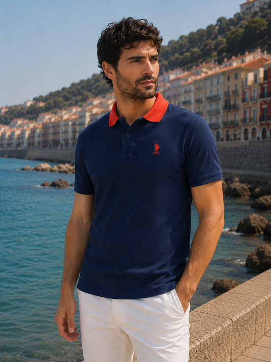 Polo Coupe Slim - U.S Polo Assn  - Bleu marine