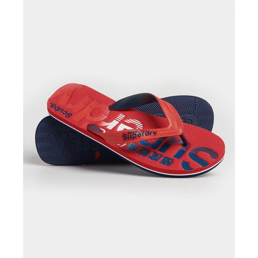 Superdry Tongs Homme - Rouge